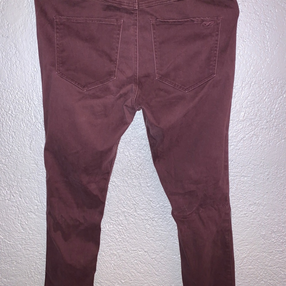 Hollister Maroon Jeggings